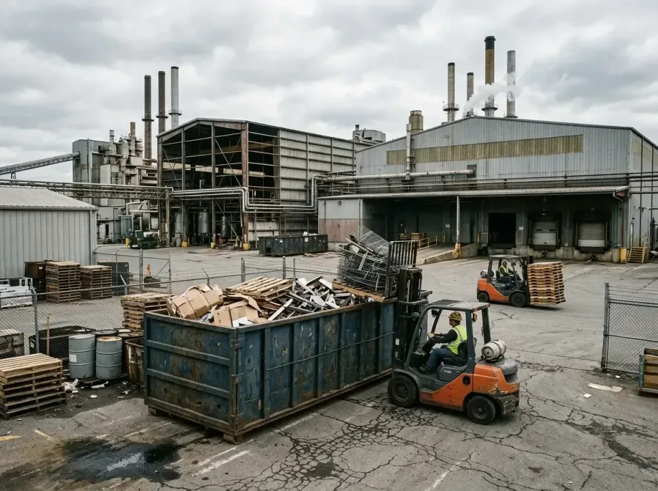 industrial-factory-scrap-conta-003 — frequently asked questions, Cheap Roll-off Dumpster Rentals in New Holstein, WI